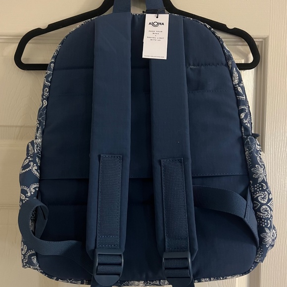 ALOHA Collection- Aloha Rodeo Backpack Denim- NWT - Picture 2 of 2